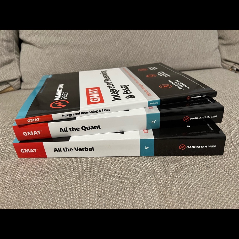 All The GMAT paperback textbooks